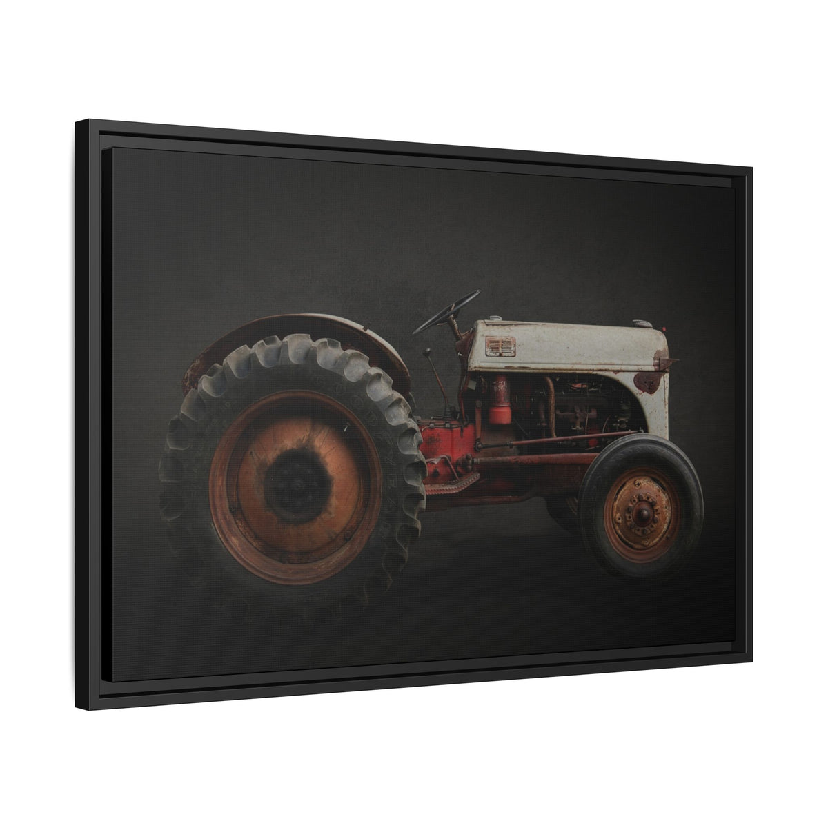 Vintage Ford 8N Tractor Photo Wall Art on Canvas