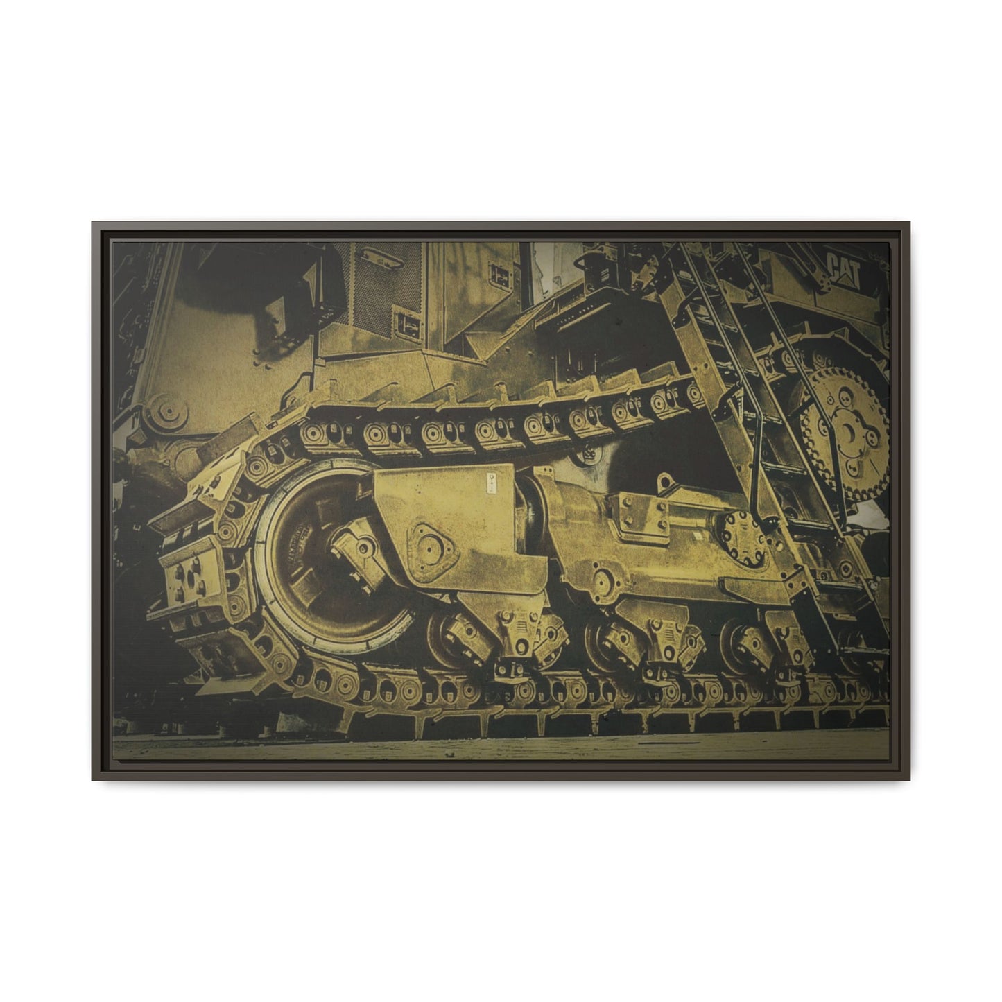 Big D11 Dozer Detail | Photo Art on Framed Canvas