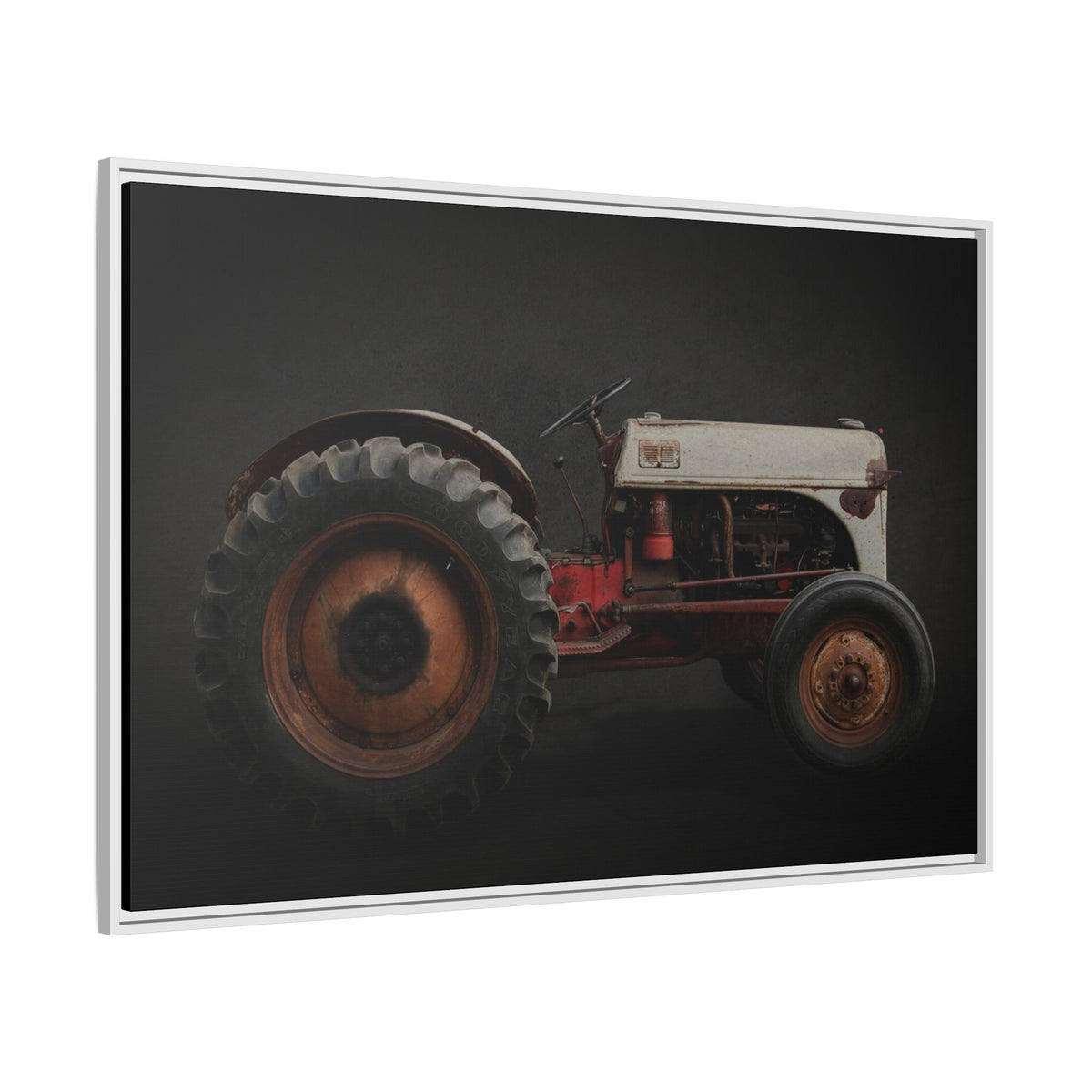 Vintage Ford 8N Tractor Photo Wall Art on Canvas