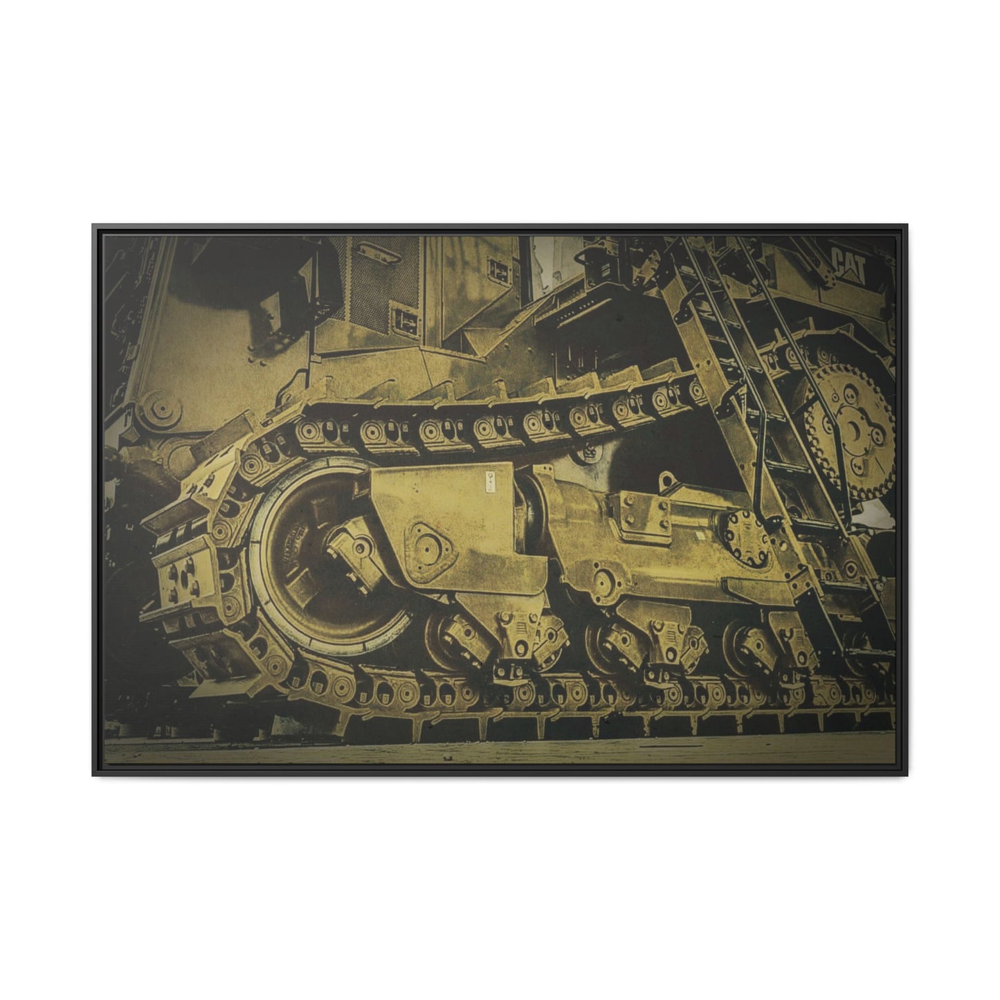 Big D11 Dozer Detail | Photo Art on Framed Canvas