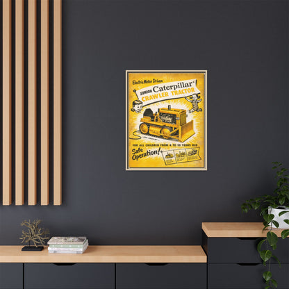 Junior Crawler Vintage Advertisement Art | Framed Wall Art on Canvas