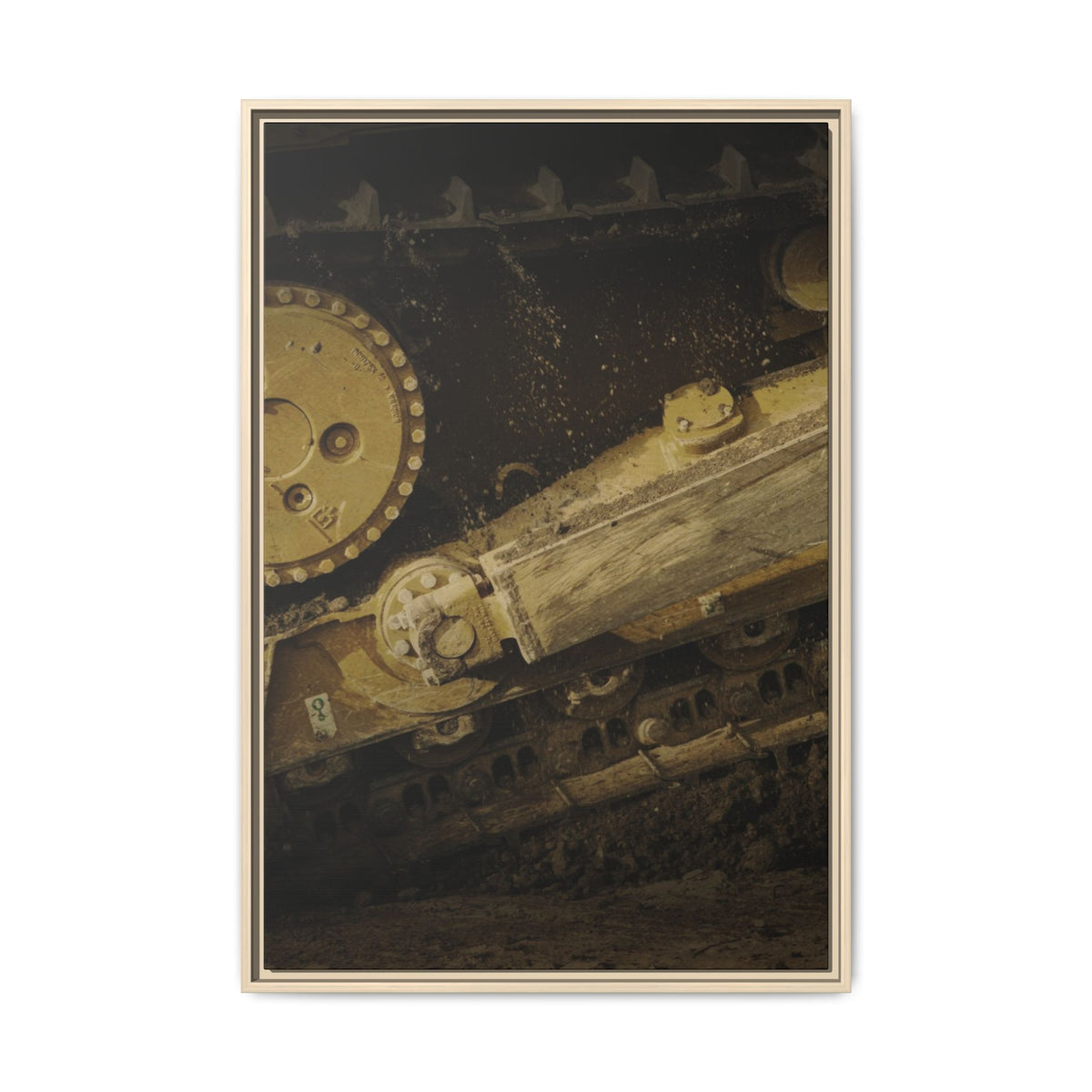 D6 Undercarriage Closeup Triptych| Framed | Right Panel