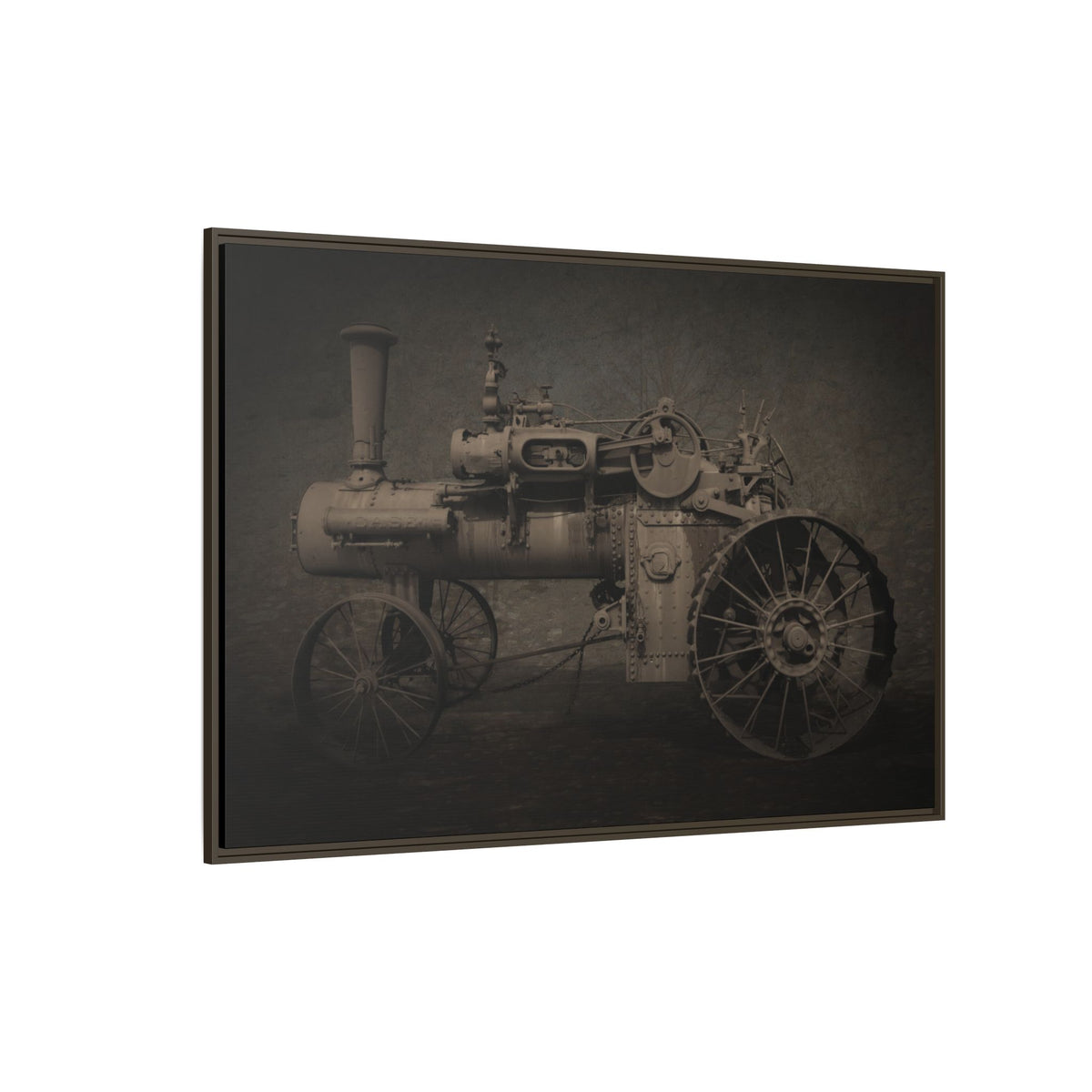 Vintage CASE 65 HP Tractor Photo Wall Art on Canvas