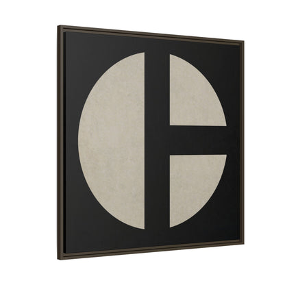 C Moon - CLEAN  | Framed Wall Art on Stretched Canvas