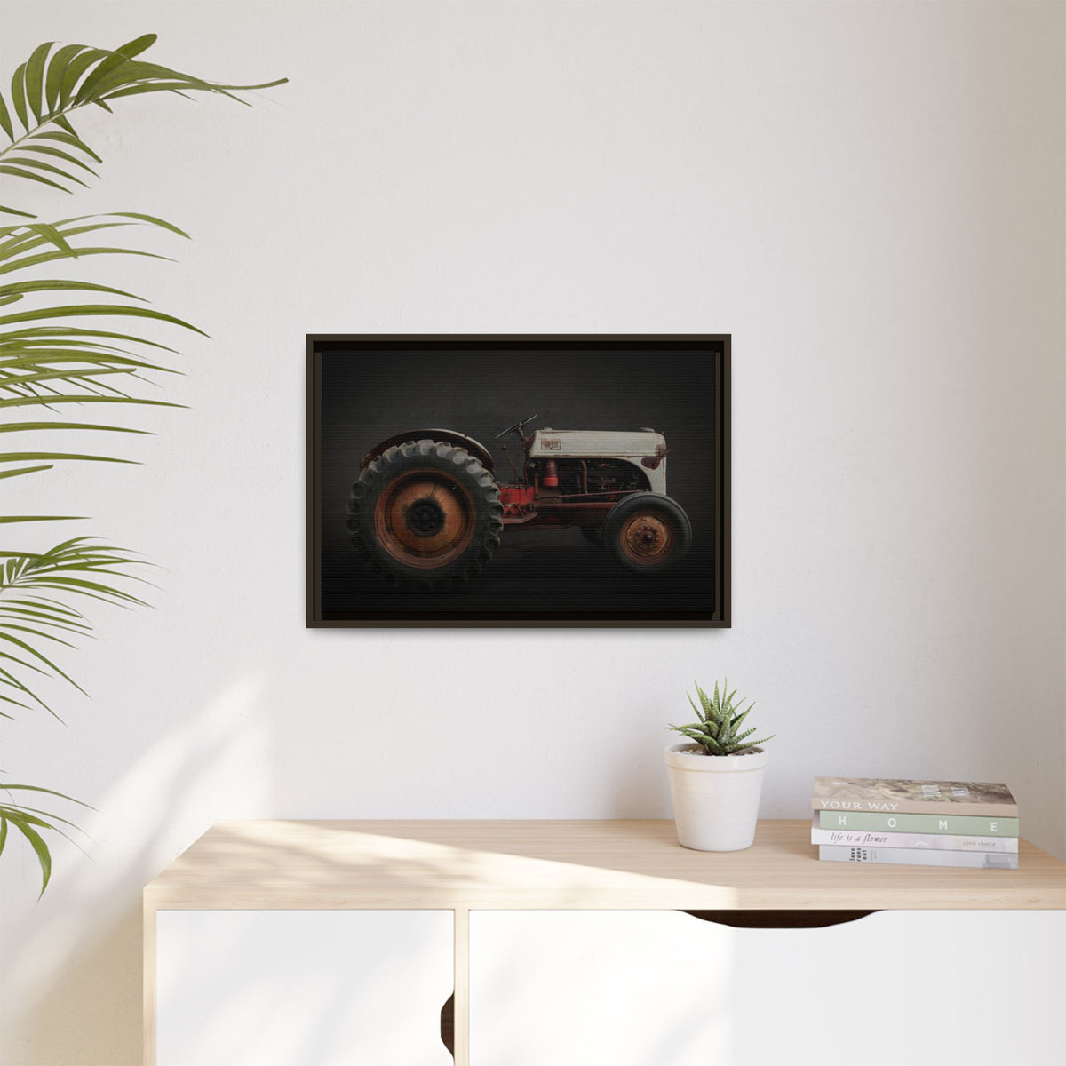 Vintage Ford 8N Tractor Photo Wall Art on Canvas