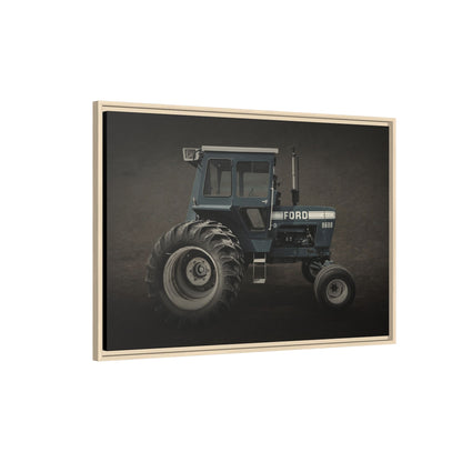 Vintage Ford 8600 Tractor Photo Wall Art on Canvas