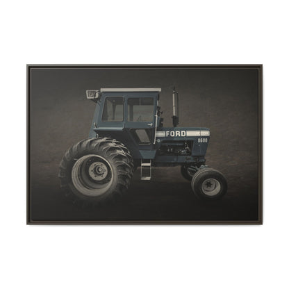 Vintage Ford 8600 Tractor Photo Wall Art on Canvas