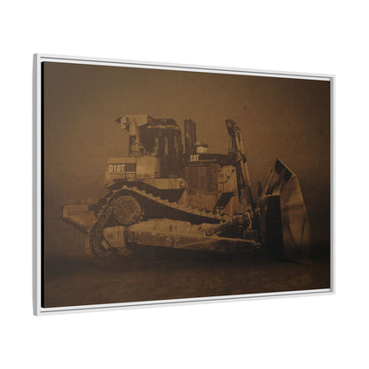 Classic Crawler D10T Photo Wall Art on Canvas