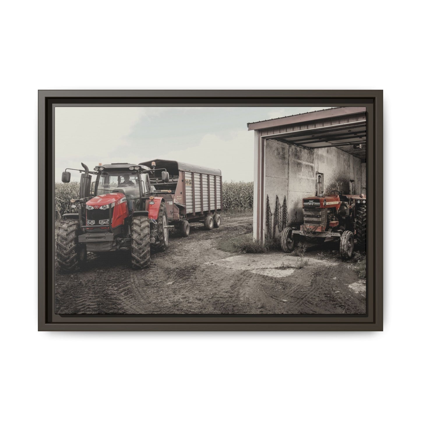 Massey Ferguson Legacy Photo Wall Art on Framed Canvas
