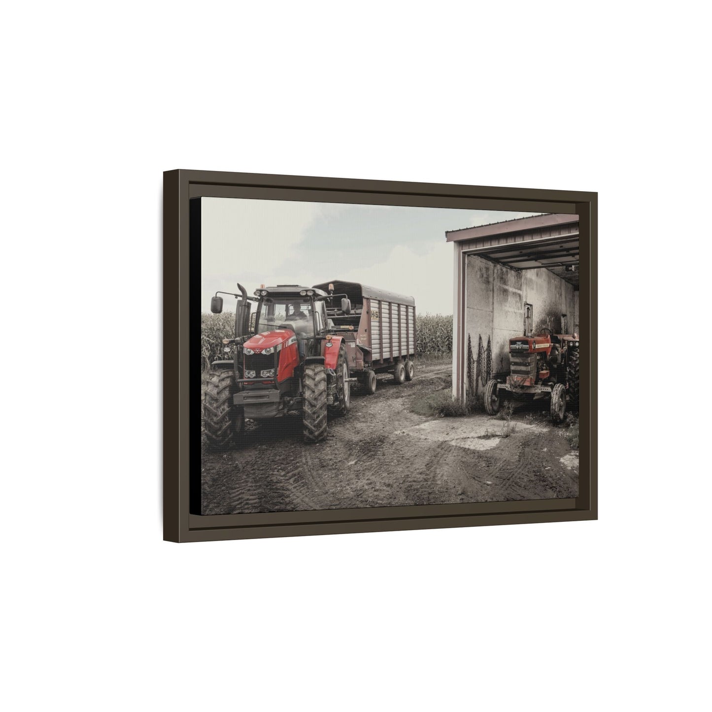 Massey Ferguson Legacy Photo Wall Art on Framed Canvas