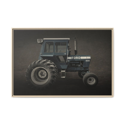 Vintage Ford 8600 Tractor Photo Wall Art on Canvas