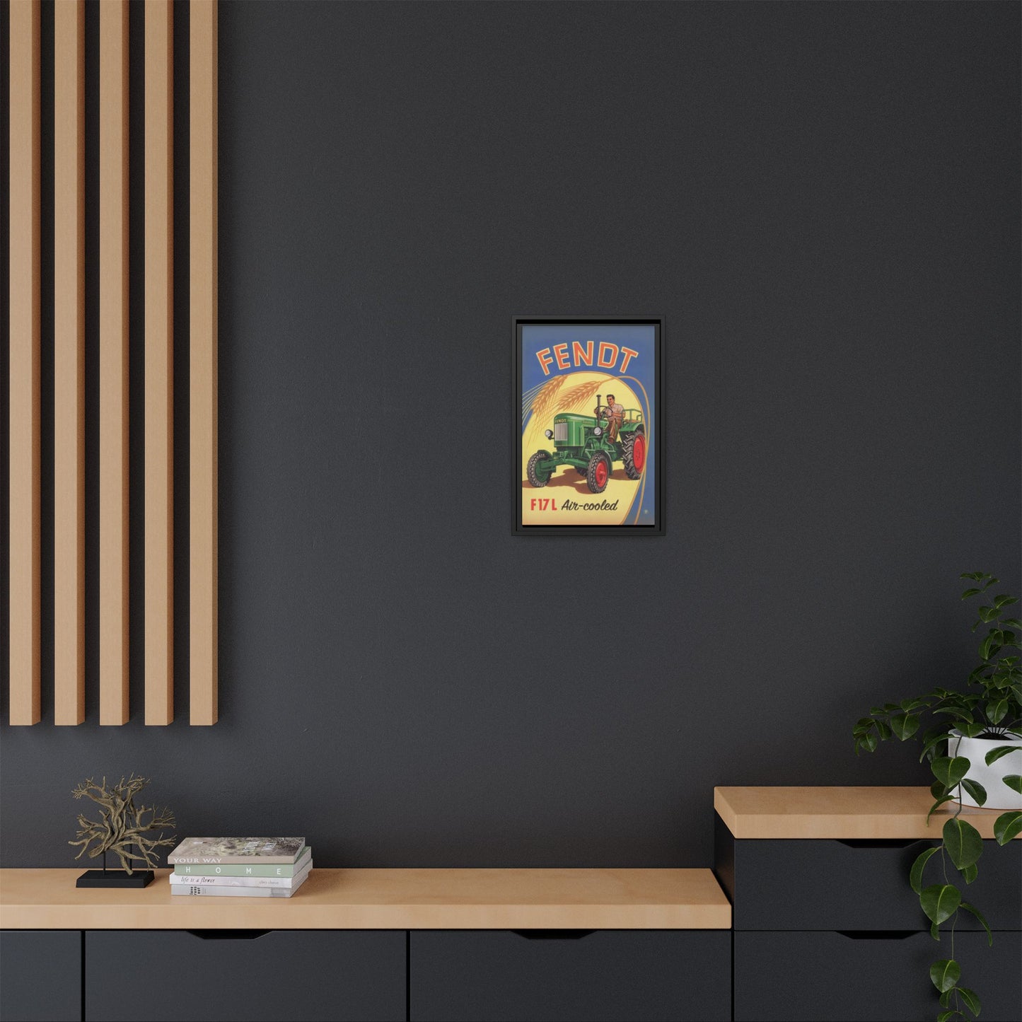 Vintage Fendt 12HP Advertisement | Wall Art on Framed Canvas