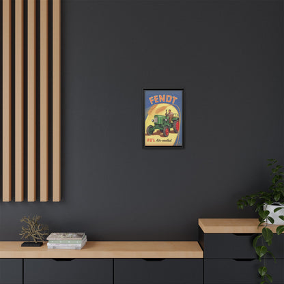 Vintage Fendt 12HP Advertisement | Wall Art on Framed Canvas