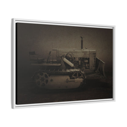 Vintage John Deere MC | Framed Wall Art on Stretched Canvas