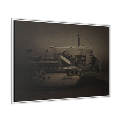 Vintage John Deere MC | Framed Wall Art on Stretched Canvas