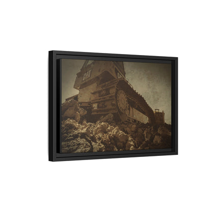 D5K2 Top of the Hill Dozer  | Photo Art on Framed Canvas