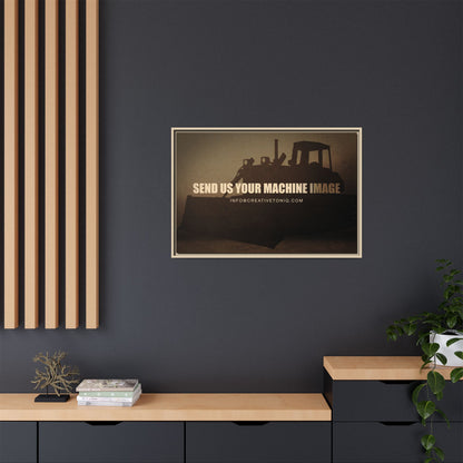 Personalized Machine Art | Framed Photo Wall Art on Canvas