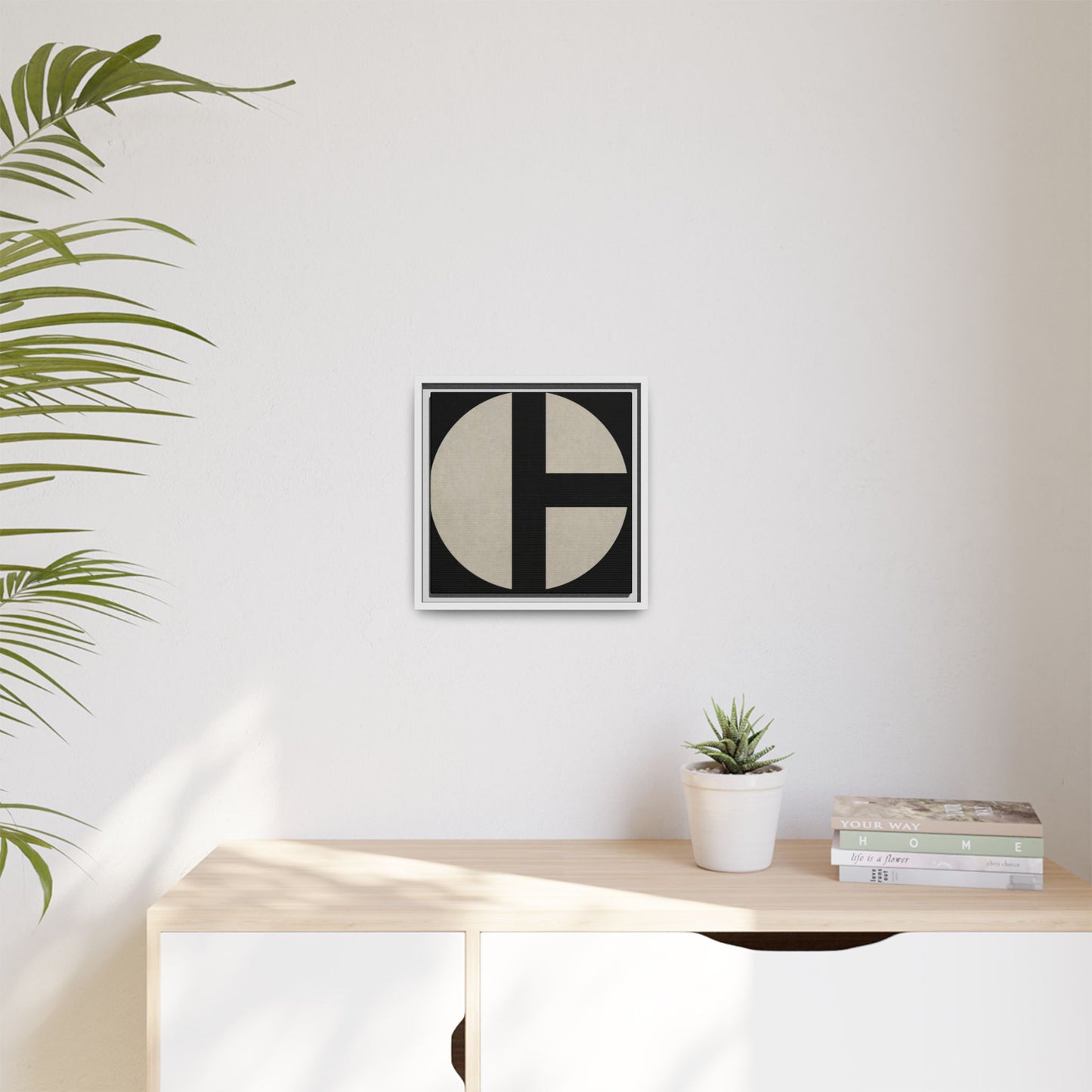 C Moon - CLEAN  | Framed Wall Art on Stretched Canvas
