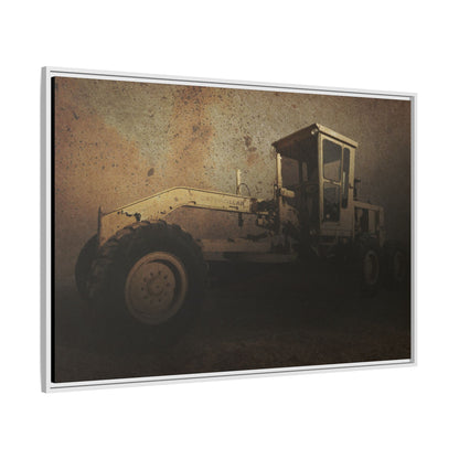 Classic 120G Motorgrader Action| Framed Wall Art on Canvas