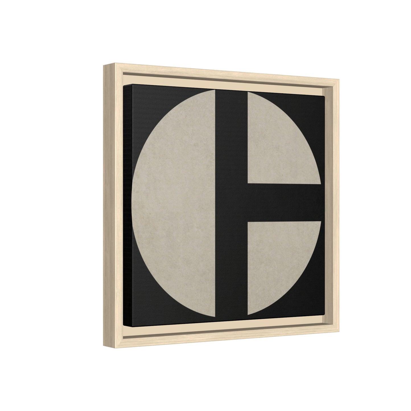 C Moon - CLEAN  | Framed Wall Art on Stretched Canvas