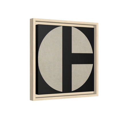 C Moon - CLEAN  | Framed Wall Art on Stretched Canvas