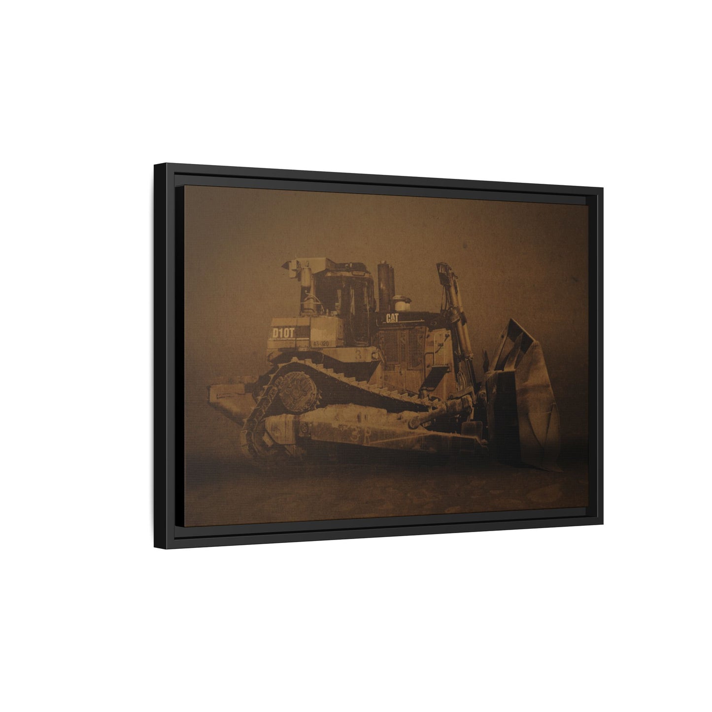 Classic Crawler D10T Photo Wall Art on Canvas