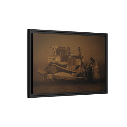 Classic Crawler D10T Photo Wall Art on Canvas