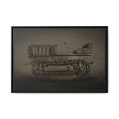 Vintage Crawler 10 'TEN' Tractor | Photo Wall Art on Framed Canvas