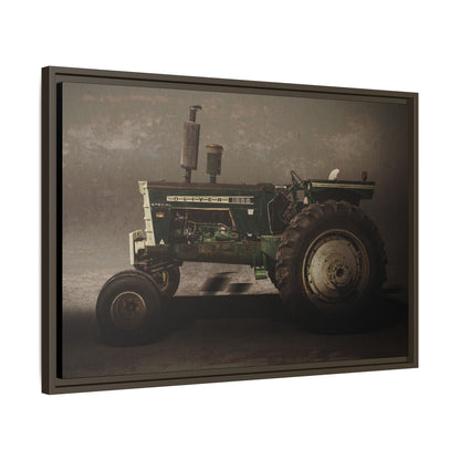 Classic Oliver 1855 Tractor | Framed Wall Art on Stretched Canvas