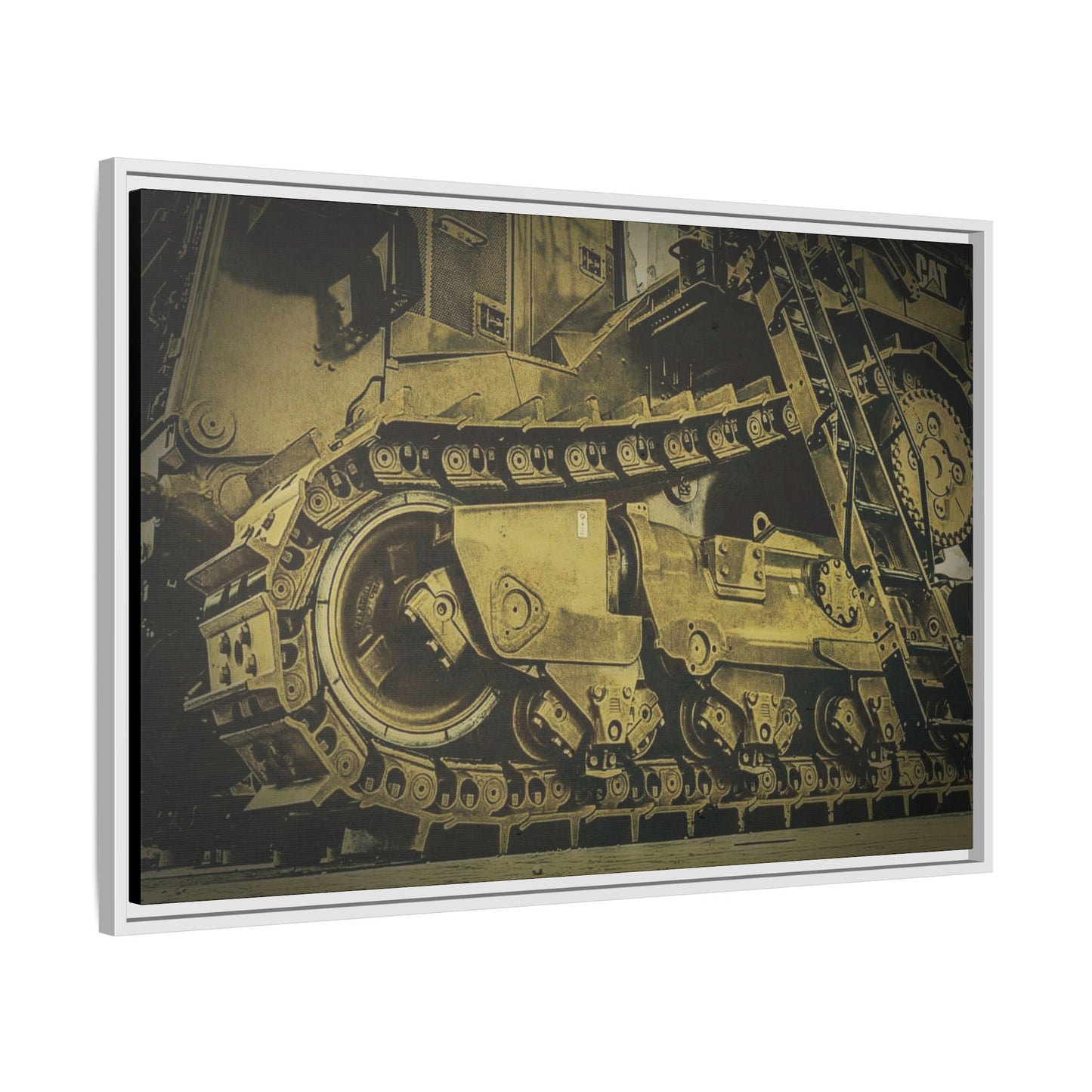 Big D11 Dozer Detail | Photo Art on Framed Canvas