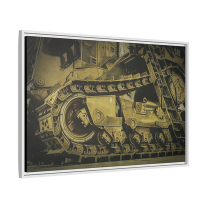 Big D11 Dozer Detail | Photo Art on Framed Canvas