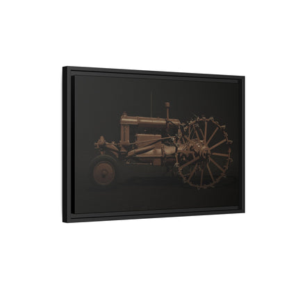 Vintage Ford Fordson Steel Wheel Photo Wall Art on Framed Canvas
