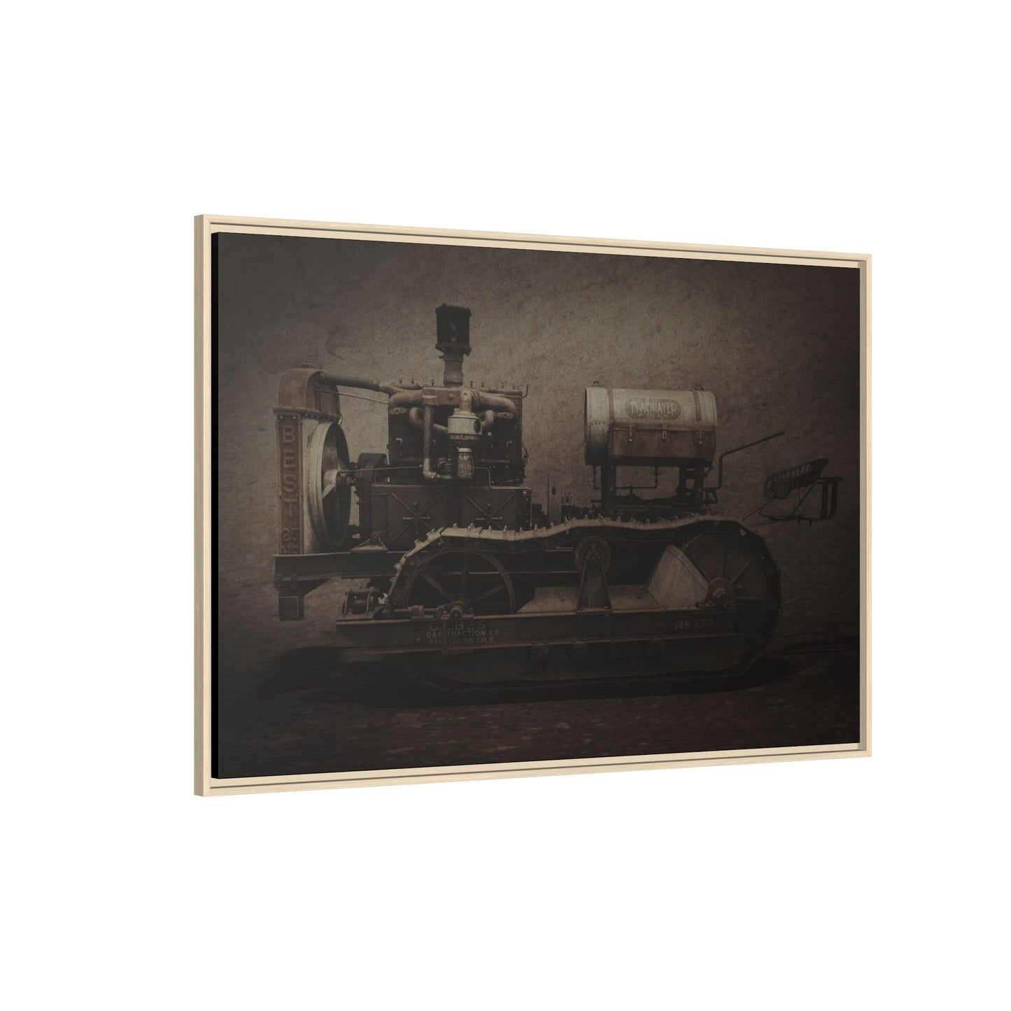 Vintage HOLT BEST 25 Crawler | Framed Wall Art on Stretched Canvas