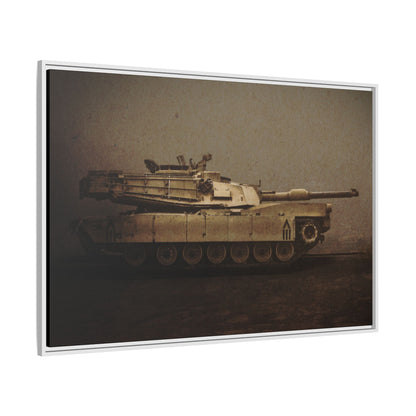 Abrams M1 Tank | Framed Wall Art on Stretched Canvas