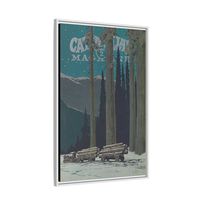 Big Yellow Magazine Issue 2 - Vintage Wall Art on Framed Canvas