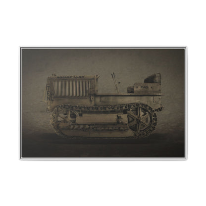Vintage Crawler 10 'TEN' Tractor | Photo Wall Art on Framed Canvas
