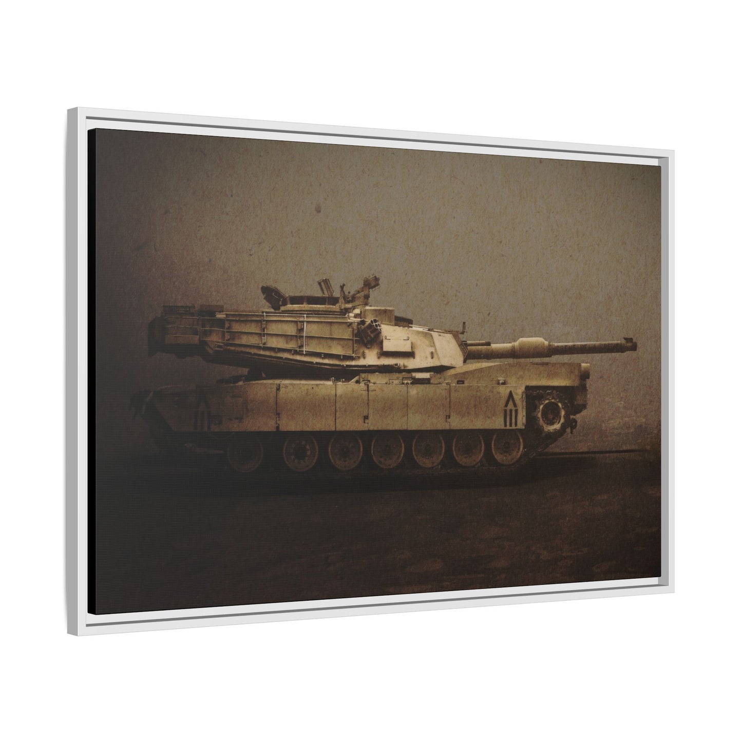 Abrams M1 Tank | Framed Wall Art on Stretched Canvas