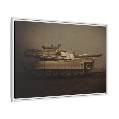 Abrams M1 Tank | Framed Wall Art on Stretched Canvas
