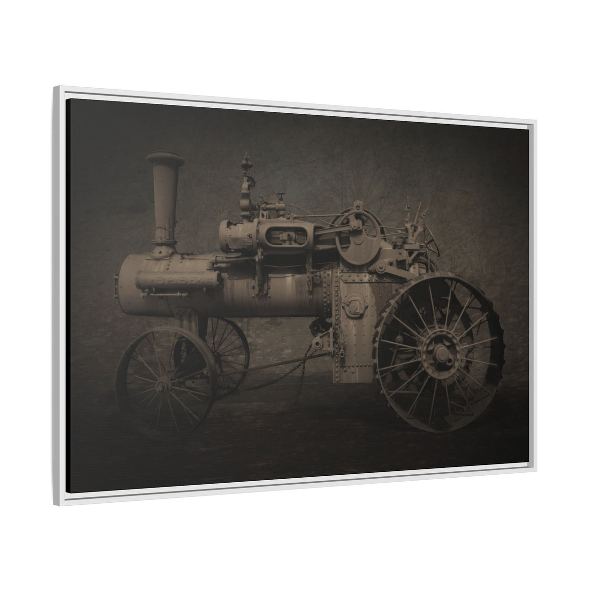 Vintage CASE 65 HP Tractor Photo Wall Art on Canvas