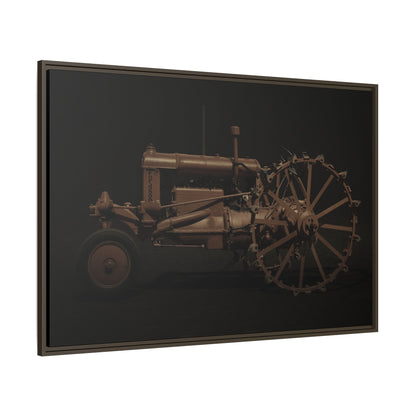 Vintage Ford Fordson Steel Wheel Photo Wall Art on Framed Canvas