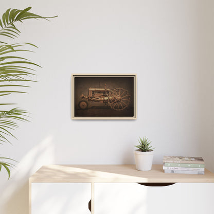 Vintage Ford Fordson Steel Wheel | Wall Art on Framed Canvas