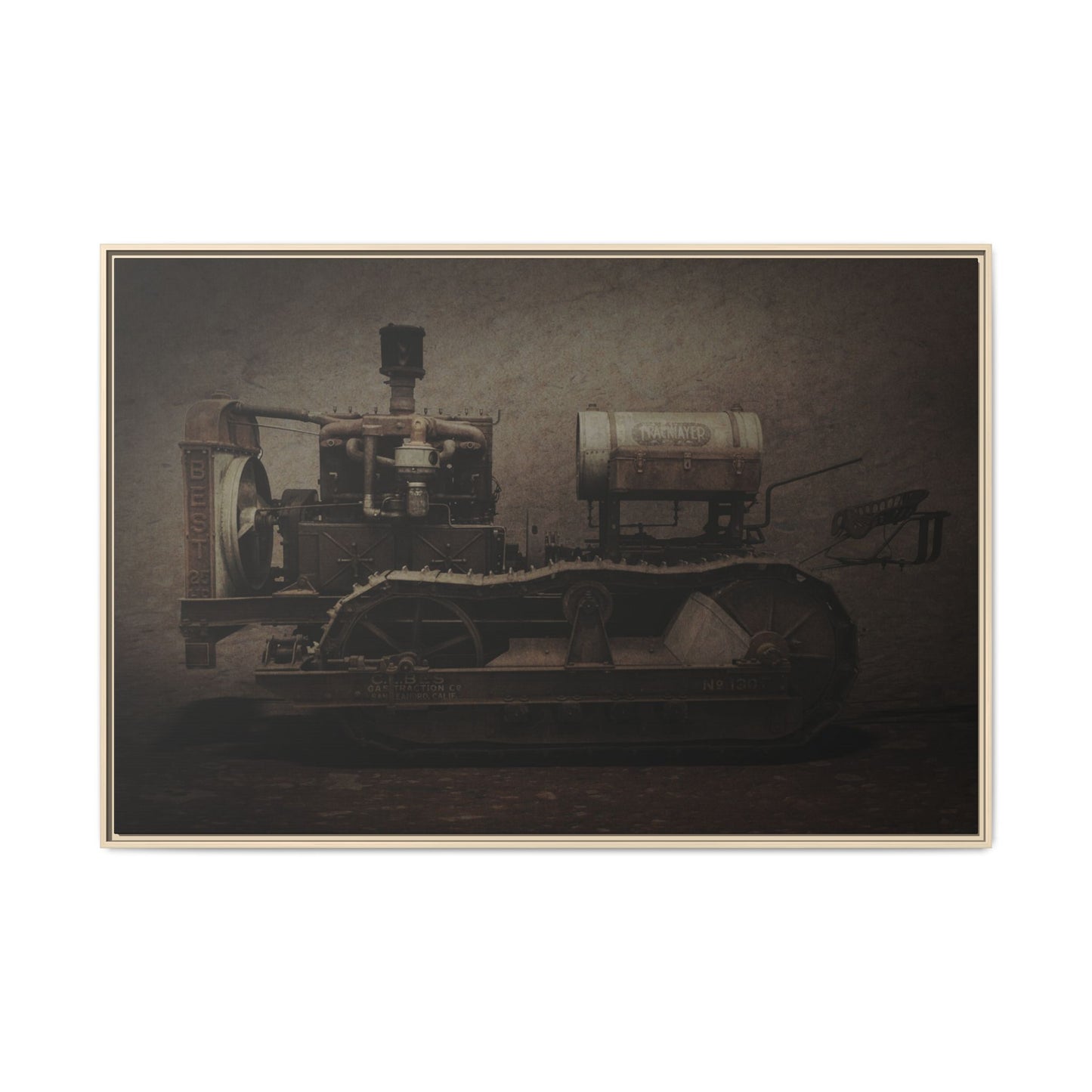Vintage HOLT BEST 25 Crawler | Framed Wall Art on Stretched Canvas