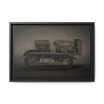 Vintage 60 'Diesel' Crawler | Framed Photo Wall Art on Canvas