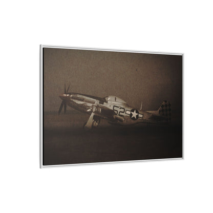 P-51 MUSTANG | Framed Wall Art on Stretched Canvas