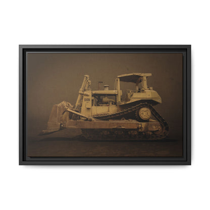 Legacy D8N Dozer Photo Wall Art on Framed Canvas | Industrial Artwork