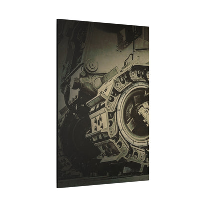 D11 Track Action | Triptych | Left Panel | Unframed