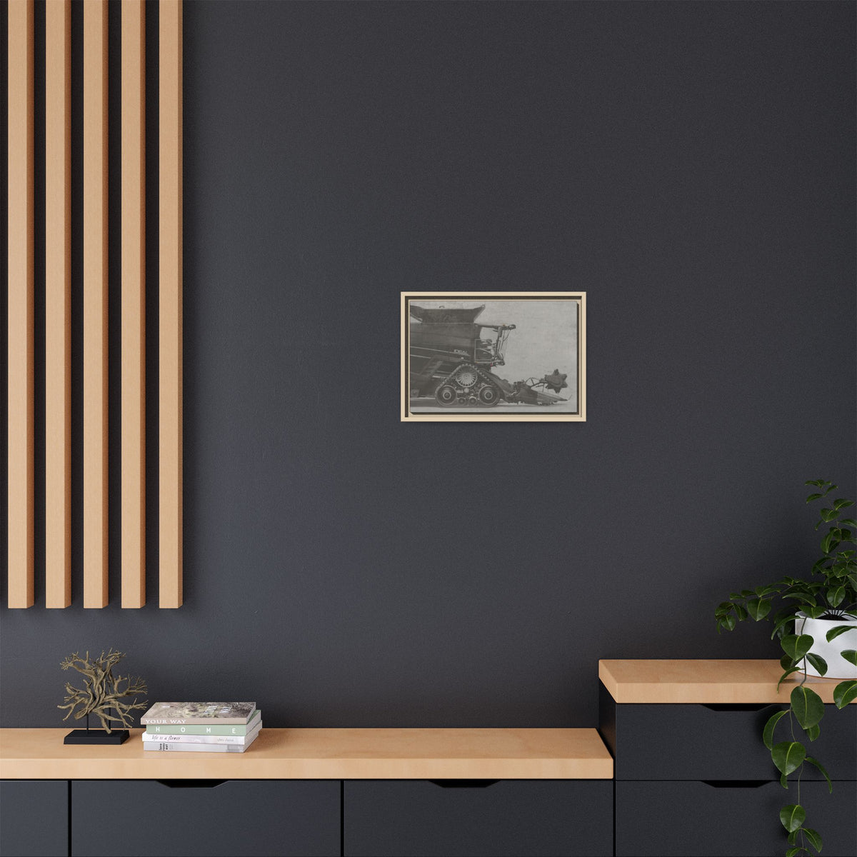 Fendt Ideal Side View | Framed Photo Wall Art on Canvas