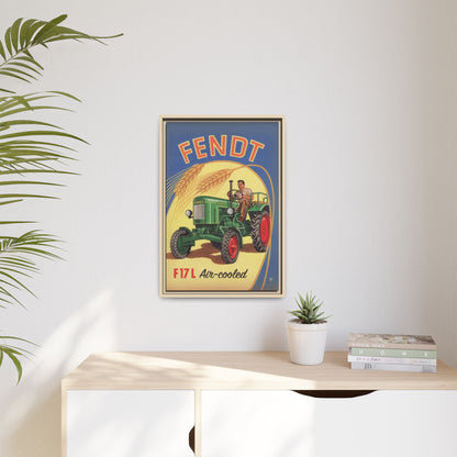Vintage Fendt 12HP Advertisement | Wall Art on Framed Canvas
