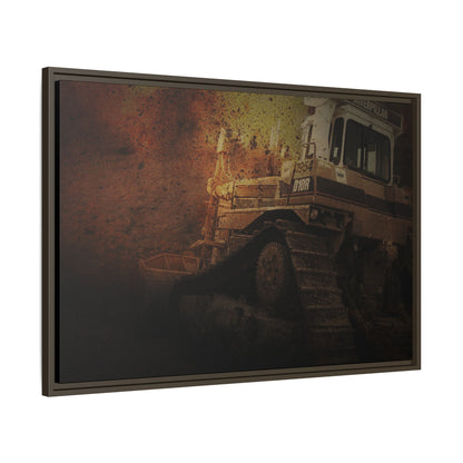 D10 Dramatic Dozer | Framed Wall Art on Stretched Canvas