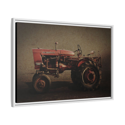 Vintage Farmall Model 140 Tractor | Framed Wall Art on Stretched Canvas